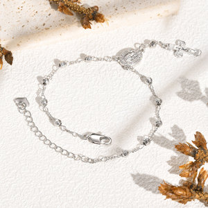 Pulsera <span class=keywords><strong>de</strong></span> Rosario Religiosa con Dijes <span class=keywords><strong>de</strong></span> Jesús y la <span class=keywords><strong>Virgen</strong></span> <span class=keywords><strong>de</strong></span> <span class=keywords><strong>Guadalupe</strong></span> <span class=keywords><strong>de</strong></span> Zirconia Católica al por Mayor - Product Image 4