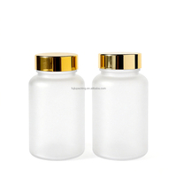 Flacon en plastique PET dépoli sérigraphié de 120 ml et 150 ml, de qualité alimentaire, avec bouchon à vis, pour pilules, comprimés de calcium, vitamines, OEM/ODM