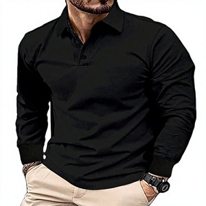 Wholesale 100% Cotton Woven Men's Long Sleeve Shirt Turn-<b>down</b> Collar Business Casual Solid 240g Quick Dry Anti-Pilling - Product Image 5