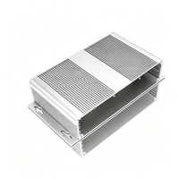 Boîtier de carte électrique en aluminium CNC haut de gamme sur mesure, boîtier en alliage de zinc anodisé, petit boîtier en aluminium par service d'usinage CNC