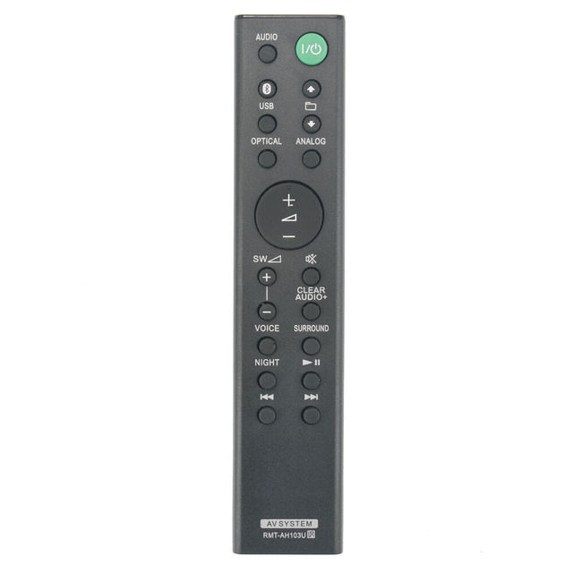 New RMT-AH103U Remote Control for Sony Soundbar HT-CT80 SA-CT80 HTCT80 SACT80