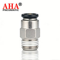 STNC Ventes Flash Série AKB Norm PAKB-A PAKB-B Raccord Droit Mâle-Femelle à Encliquetage Rapide avec Clapet Anti-Retour Pièce Pneumatique Garantie 1 An