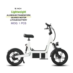 Fabriek Directe Verkoop 350W 500W 48V Nieuwe Volwassen Elektrische Motorfiets Elektrische Scooter Elektrische Bromfiets Voor Familie