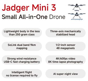 Drone pliable MMC Mini3 Combo 4K pour débutants avec double caméra, <span class=keywords><strong>mini</strong></span>-drone en plastique et accessoires, fonctionnalités de photographie professionnelles - Product Image 4