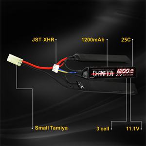 <span class=keywords><strong>CHAMPION</strong></span> 1200mAh 1300mAh 25C 50C 3S 11,1 V Batería recargable pequeña Venta caliente Alta calidad Mejor <span class=keywords><strong>precio</strong></span> Lipo Pack para BB Airsoft - Product Image 3