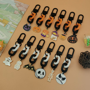 Llavero de Halloween, llavero de esqueleto de dibujos animados, colgante de Jack de pesadilla antes de Navidad, llavero de Halloween para niños, regalo de encanto - Product Image 5