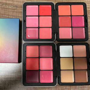 Palette de fards à joues crème 12 couleurs, ensemble de maquillage mat pour le contour et les joues, cosmétiques de beauté pour le visage à haute pigmentation pour femmes - Product Image 6