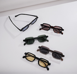 Gafas de Sol Rectangulares Gruesas de Acetato, Novedad 2026, para Hombre y Mujer, Lentes Multicolor, Logotipo Personalizado, Fabricante - Product Image 2
