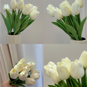 Tulipano Artificiale Realistico in PU Arancione per Matrimoni, Decorazioni per la Casa e Addobbi Nuziali - Product Image 2