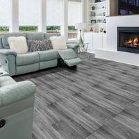Plancher en vinyle SPC à clipsage WILSON 5 mm, écologique, imperméable, ignifuge, avec noyau rigide et IXPE 1,5 mm, pour usage intérieur
