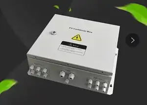 กล่องจ่ายไฟ หน่วยไฟฟ้า ตู้ไฟฟ้า กล่องแผงแผงโซลาร์เซลล์ อินพุตปลอดภัย Pv Array 6 Array 4 Combiner Box