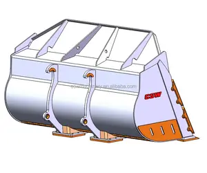 带切削刃的轮式装载机铲斗L120 L220 CAT966 CAT972装载机铲斗