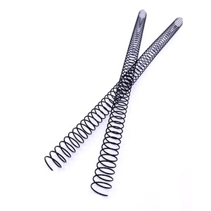 Anelli a Spirale in Metallo Rivestiti in Nylon Nero YPS 14MM, Pre-tagliati Lunghezza A4 per Rilegatura Libri, Fogli Mobili, Forniture per Ufficio e Scuola - Product Image 2