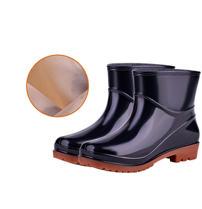 Hot-selling Lightweight PVC <strong>Short</strong> Rain BootsWaterproof Slip Resistant <strong>Wellington</strong> Rain Boots for Women - Product Image 2