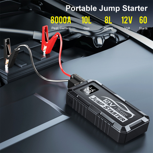 Démarreur de <span class=keywords><strong>batterie</strong></span> de voiture portable 12V 1000A de pointe, booster pour véhicules à essence, <span class=keywords><strong>batterie</strong></span> externe d'urgence avec lumière LED SOS - Product Image 4