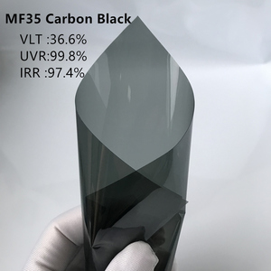 Popular NASIDO MF35 carbón negro PET Nano película cerámica 1,52x30m autoadhesivo solar ventanas tintado coche ventana película para aut - Product Image 3