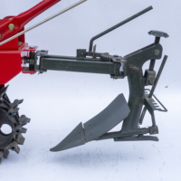Tractor de Cadena Eficiente, Mini Cultivador, Motor de Gasolina y Diésel de Doble Arranque, Engranaje para Suelo Blando, Granja y Jardín