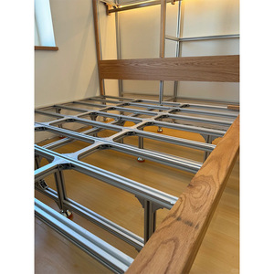 Aluminum Profile Suspended Bed Frame 6063 Adjustable Minimalist Design Multipurpose Stable Metal Bed - Product Image 1