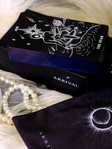 Arrival Tarotkarten, 78-teiliges Tarotkarten-Set aus schwarzem Kernpapier, Weite Star Ling Carlo Karten, wunderschön - Product Image 5