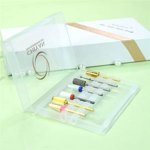 Bộ mũi khoan làm móng chuyên nghiệp chất lượng cao, cacbua vonfram vàng, thân lớn, an toàn, logo tùy chỉnh, 5 trong 1 - Product Image 5