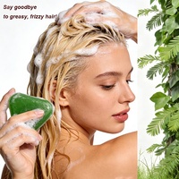 Sabun Batang Herbal Rumput Usman Organik Padat 120g Ramah Lingkungan Buatan Tangan Anti Ketombe Pencegah Rambut Rontok Menenangkan Kulit Kepala Rambut Lembut