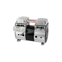 Chine Pompe à vide à piston silencieuse sans huile 4.1m ³/h 68L/min Aspirateur compact à faible bruit pour l'échantillonnage dentaire de laboratoire Fabricants