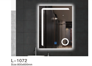 Moderno marco inteligente LED baño <span class=keywords><strong>espejo</strong></span> inteligente <span class=keywords><strong>espejo</strong></span> de cristal personalizado <span class=keywords><strong>con</strong></span> <span class=keywords><strong>luz</strong></span> LED iluminada para la decoración del hogar salón Hotel - Product Image 6