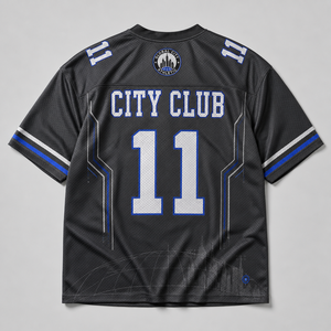 Maillot de football américain personnalisé, surdimensionné, style urbain, streetwear vintage, vêtements de mode, manches courtes, imprimé - Product Image 3