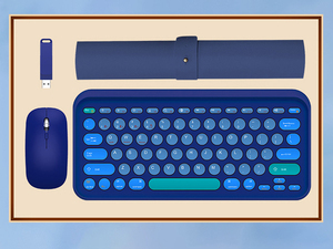 Conjunto de Teclado y Ratón Inalámbricos Bluetooth para Negocios con Logotipo Personalizado para Regalo de Reunión Anual VIP - Product Image 4