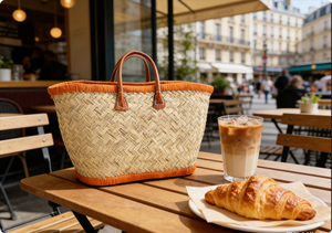 Panier de pique-nique multifonctionnel de grande taille, tissé à la main, écologique, de haute qualité, tendance et coloré - Product Image 5