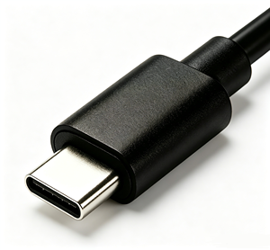 USB Type-C Pigtail-voedingskabel 24AWG 1M USB-C-stekker naar 2-pins blote draad open-eindconnector voor geïnstalleerde apparatuur - Product Image 1