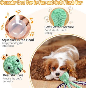 Jouet interactif durable pour chien de petite et moyenne taille Grand poulpe en peluche à mâcher pour chats - Product Image 2