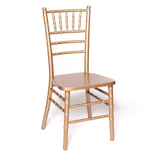 Sedie Napoleon in Legno Dorate Impilabili, Comode Sedie Chiavari Phoenix per Matrimoni, Hotel ed Eventi - Product Image 2