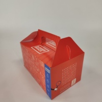 Boîte en papier personnalisée, portable, écologique et jetable pour poulet frit, hamburgers, frites, poisson, chips et autres snacks.