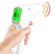 Termómetro IR de mano digital más preciso Termómetro de frente sin contacto para adultos y niños - Product Image 2