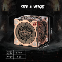 Vente en gros Jeu de dés du MDN Cube hexagonal pour D & D Jeux Chimera Mind Flayer Thème Idée cadeau de collection