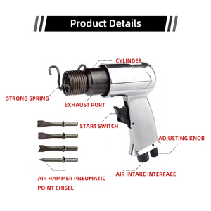 Customizable 150mm Pneumatic <strong>Chisel</strong> Set Kit with Strong Air Hammer Heavy Duty OEM Supported - Product Image 3