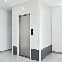 Mini-ascenseur compact pour la maison, petit ascenseur domestique, ascenseur extérieur résistant aux intempéries pour maison privée, usage familial quotidien.