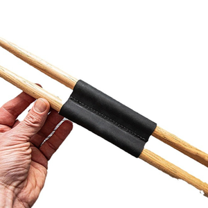 Nouvelle pochette de rangement portable en cuir véritable pour baguettes de batterie, étui imperméable pour baguettes, accessoires pour instruments de <span class=keywords><strong>percussion</strong></span> - Product Image 5