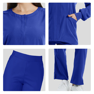 Unisex Elastic Quick Dry Split Set Full Sleeve Memory Fabric Clothing Women's Sets - Product Image 2