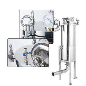 Jus Vodka Bière Vin Filtre Usine 10 "20 30 Pouces Cartouche Sanitaire Filtre Logement Boîtier En Acier Inoxydable - Product Image 6