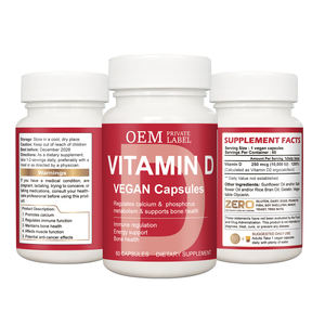 OEM/ODM Premium Vegan D vitamini kapsül kemik sağlık bağışıklık düzenleme enerji desteği 60 kapsül - Product Image 2