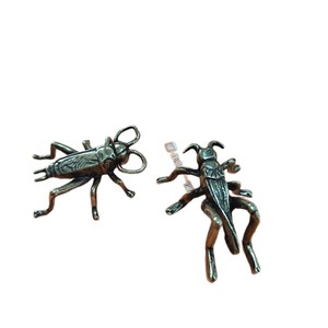 Adornos vintage de KI Tengqiao: artesanías de cucarachas, grillos, lagartos, cangrejos, tortugas y topos. - Product Image 5