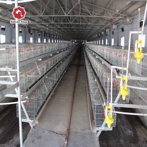 Galvanizli örgü A tipi katman yumurta tavukları <span class=keywords><strong>Broiler</strong></span> Pullet civciv damızlık tavuk kafesi - Product Image 1