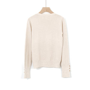 Prezzo all'ingrosso di alta qualità di fabbrica maglione a righe lavorato a <span class=keywords><strong>maglia</strong></span> <span class=keywords><strong>fucsia</strong></span> personalizzabile da <span class=keywords><strong>donna</strong></span> - Product Image 2