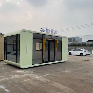 Villa en acier préfabriquée portable de luxe moderne, résistante aux intempéries et aux tremblements de terre, type cabane Apple, pour une vie de vacances - Product Image 3