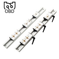 Guide linéaire à double axe intégré et durable pour une utilisation améliorée en épicerie Guide interne et externe à double axe
