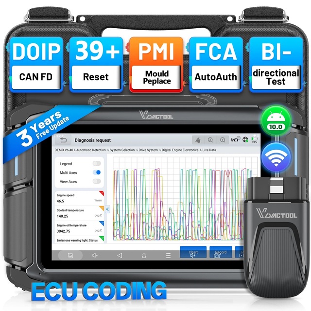 USA Stock VDIAGTOOL VD70S WIFI Wireless Auto Scanner Diagnostic Tool Universal Diagnostic Machine for All Cars with 39+Reset