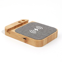 Chargeur sans fil 2 en 1 en bois de bambou avec kits de câbles ensemble de câbles de données cordon de chargeur multiple câble usb 6 en 1 charge rapide