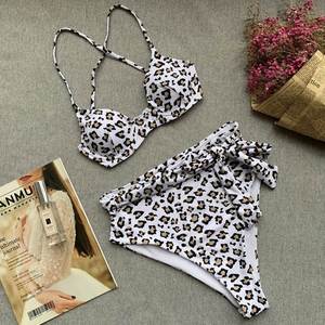 Conjunto de Bikini Brasileño de 1 Pieza para Mujer, de Alta Calidad OEM, con Estampado/Puntos/Colores Sólidos y Logotipo Frontal - Product Image 4